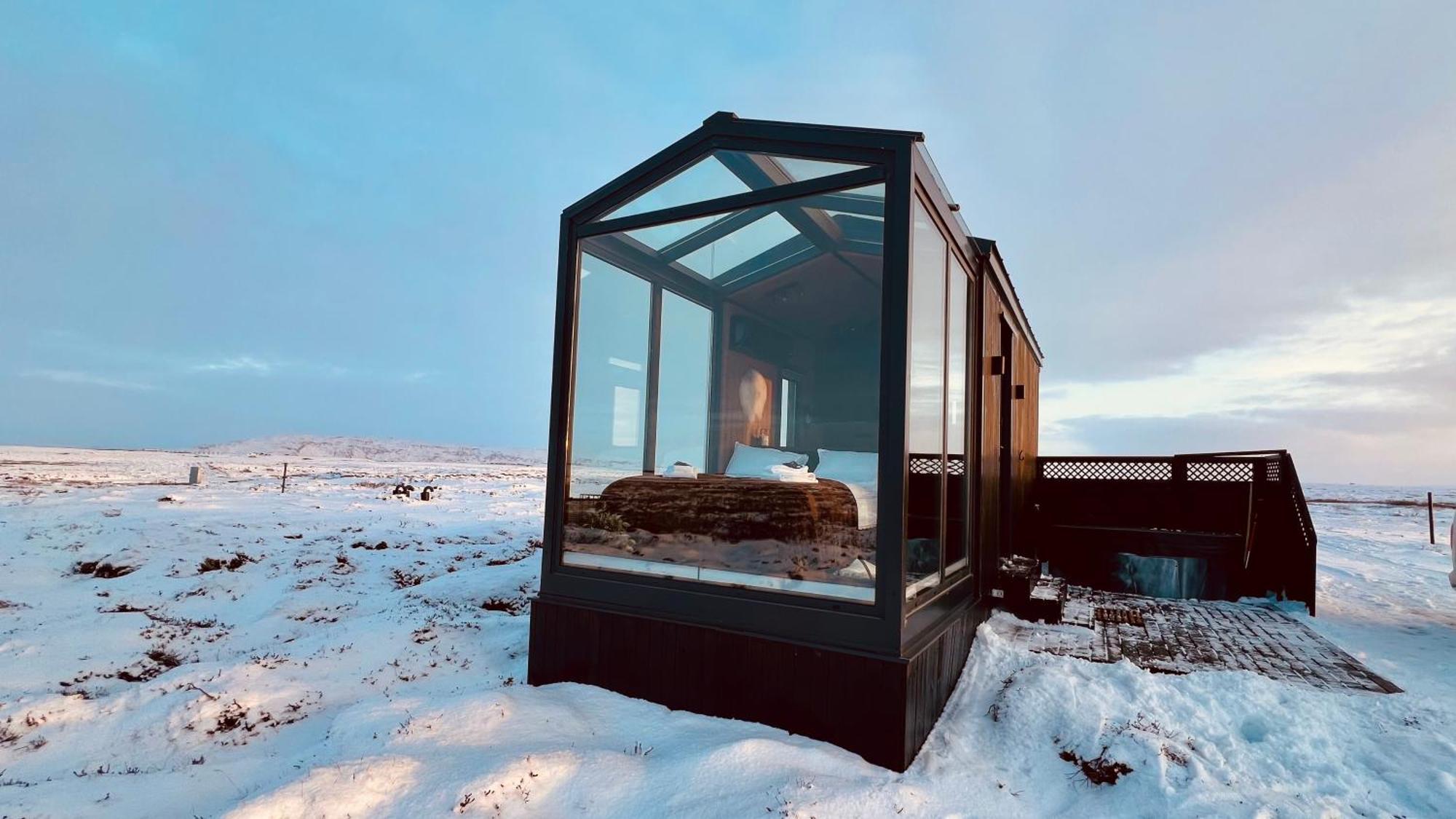 Tiny Glass Lodge Experience The Nature Selfoss Ngoại thất bức ảnh