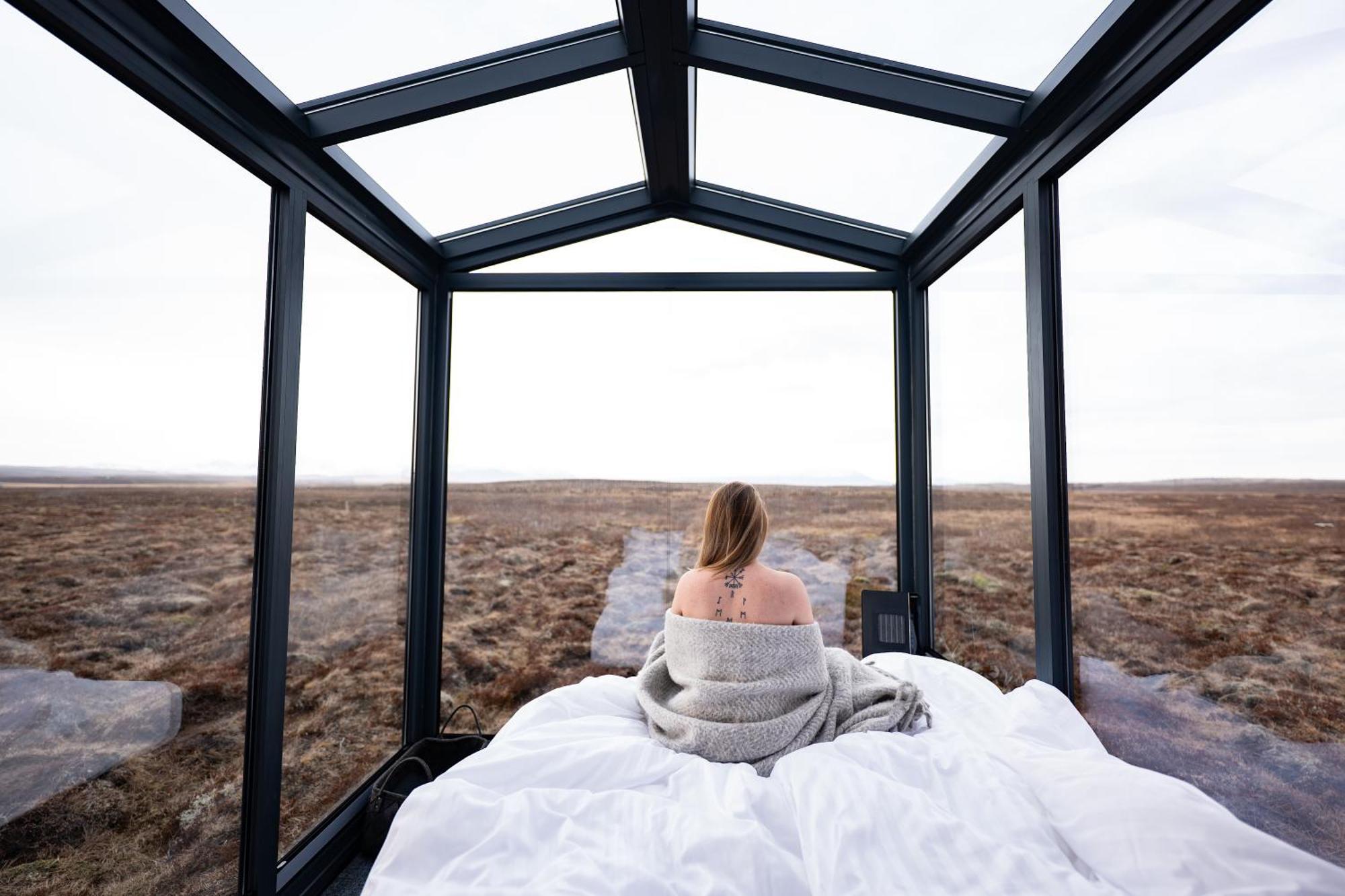 Tiny Glass Lodge Experience The Nature Selfoss Ngoại thất bức ảnh