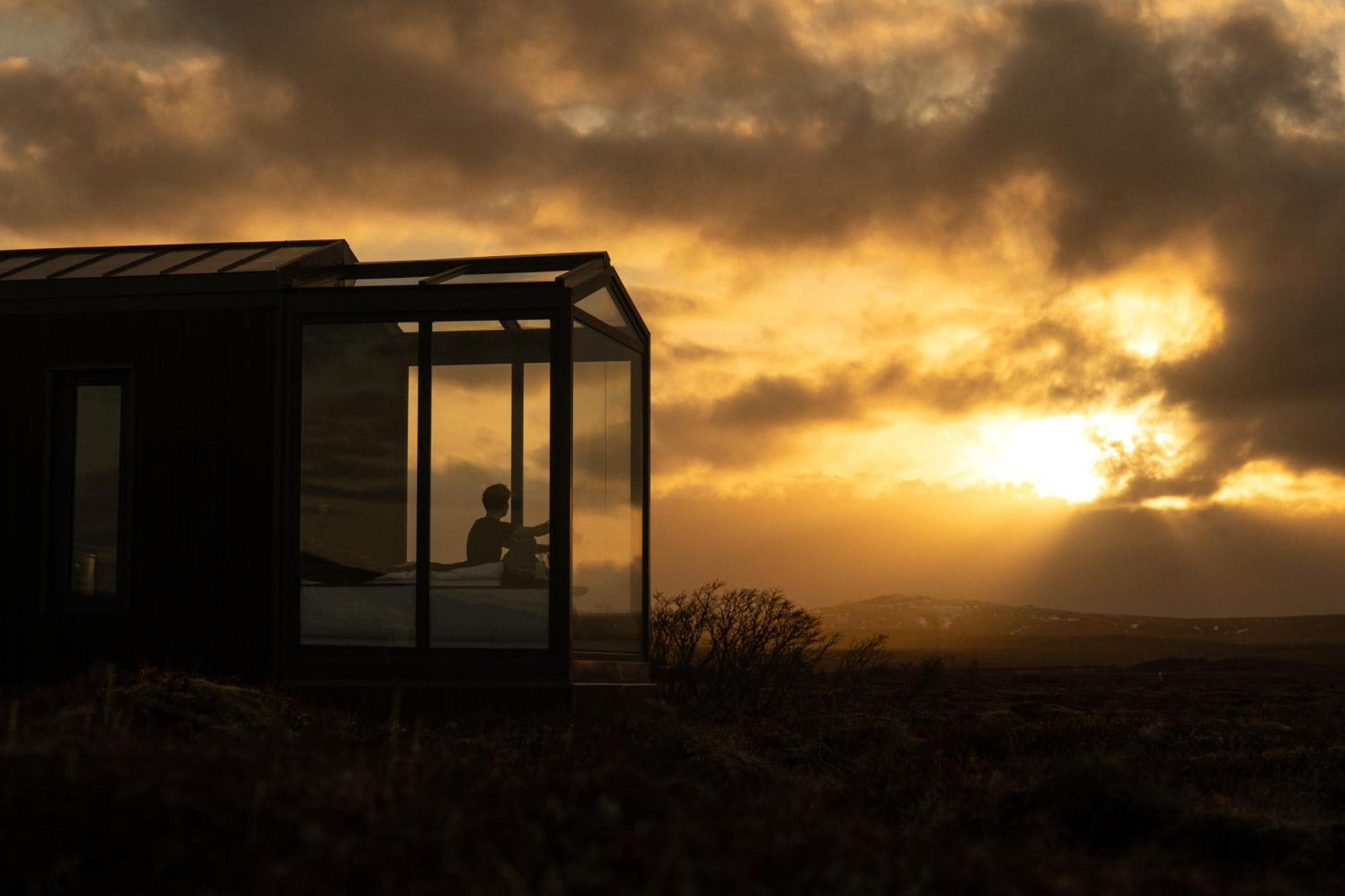 Tiny Glass Lodge Experience The Nature Selfoss Ngoại thất bức ảnh